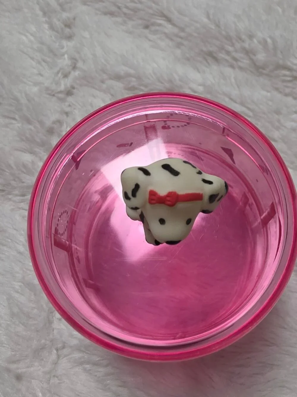 Vintage 1990 Sanrio Spottie Dottie Pink 2-Tier Jewelry Trinket Box Case Plastic